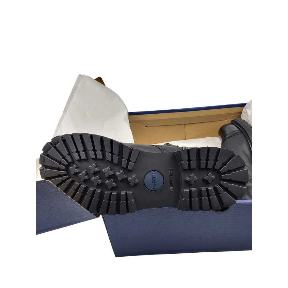 Bates Men's Paratrooper Combat Jump Boots Leather Black EO2184 Size Mens 8.5 - Picture 7 of 9